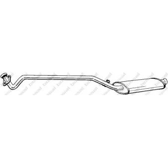 Silencieux avant BOSAL 284-893