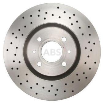 Jeu de 2 disques de frein avant A.B.S.