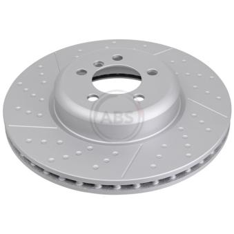 Jeu de 2 disques de frein avant A.B.S.