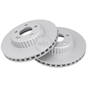 Jeu de 2 disques de frein avant A.B.S.