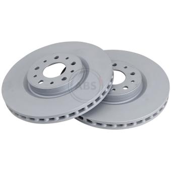 Jeu de 2 disques de frein avant A.B.S. 18585