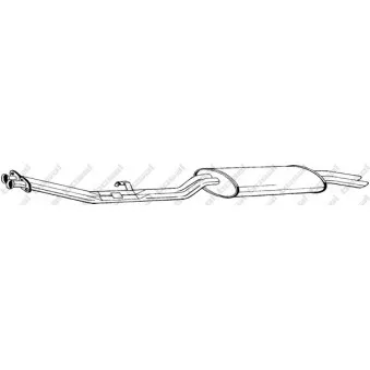 Silencieux arrière BOSAL 285-053