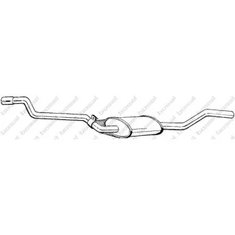 Silencieux central BOSAL 285-067