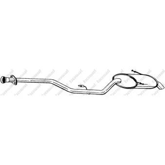 Silencieux arrière BOSAL 285-075