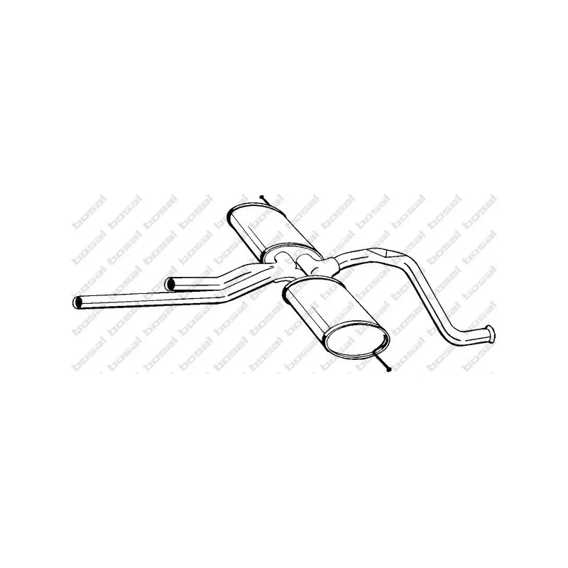 Silencieux central BOSAL 285-093