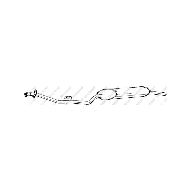 Silencieux arrière BOSAL 285-099