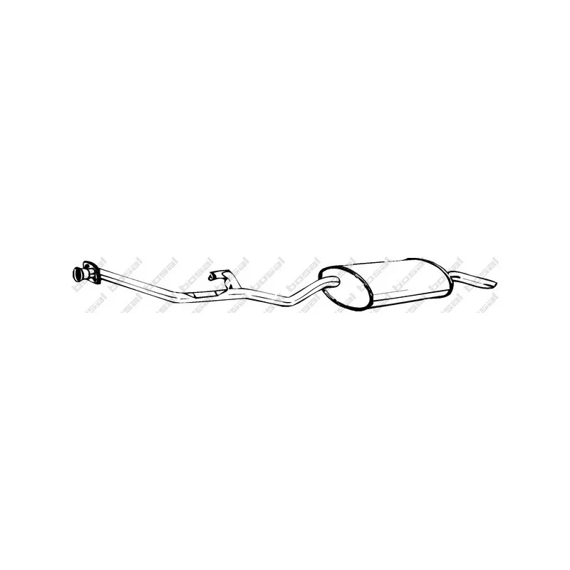 Silencieux arrière BOSAL 285-125