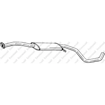 Silencieux central BOSAL 285-205