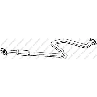Silencieux central BOSAL 285-233