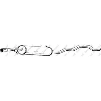 Silencieux central BOSAL 285-327