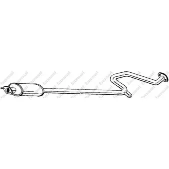 Silencieux central BOSAL 285-391