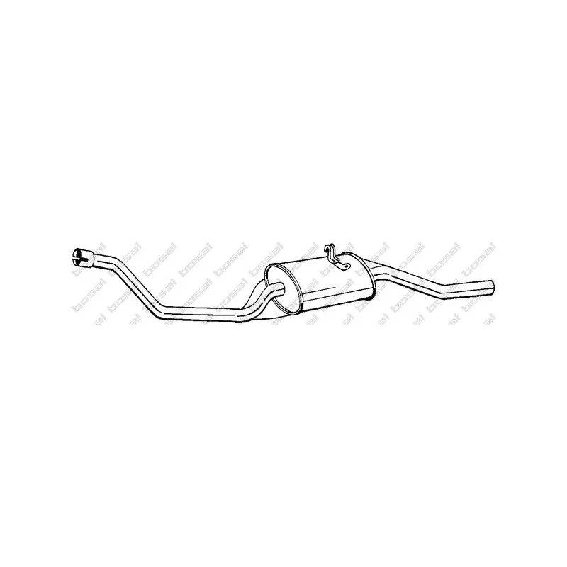 Silencieux arrière BOSAL 285-393