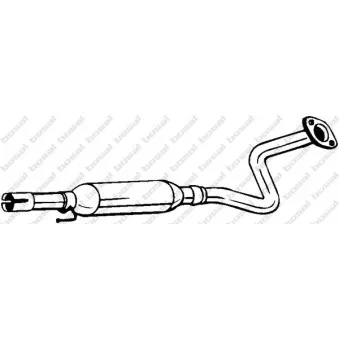 Silencieux central BOSAL 285-449