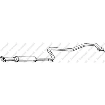 Silencieux central BOSAL 285-519