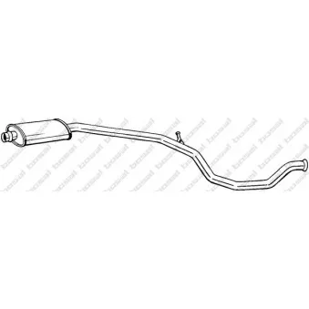 Silencieux central BOSAL