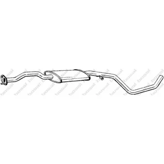 Silencieux central BOSAL 285-619