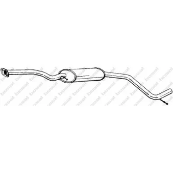 Silencieux central BOSAL 285-633