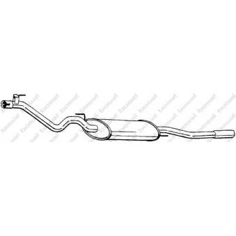 Silencieux arrière BOSAL 285-685