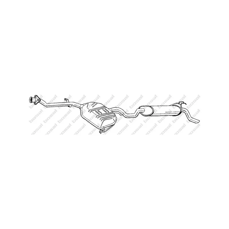 Silencieux arrière BOSAL 285-763