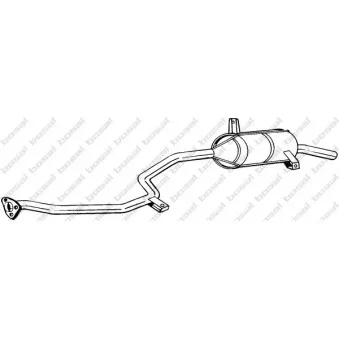 Silencieux arrière BOSAL