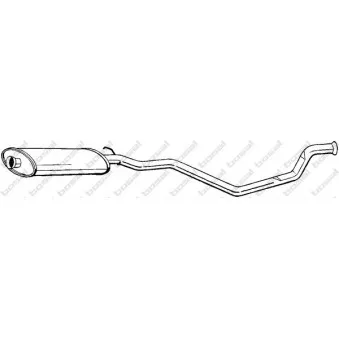 Silencieux central BOSAL 285-797