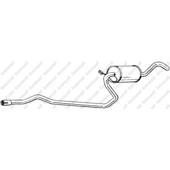 Silencieux central BOSAL 285-799