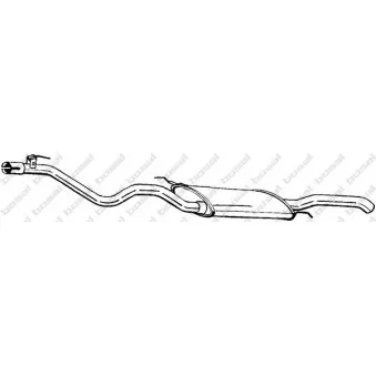 Silencieux arrière BOSAL 285-901