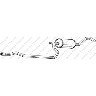 Silencieux central BOSAL 285-929