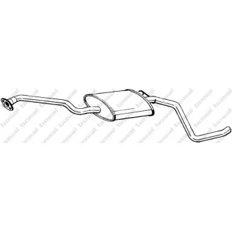 Silencieux central BOSAL 285-985