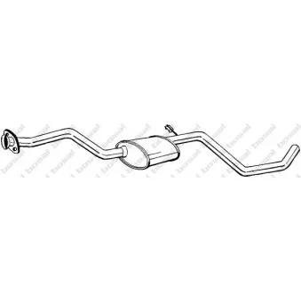 Silencieux central BOSAL 285-995