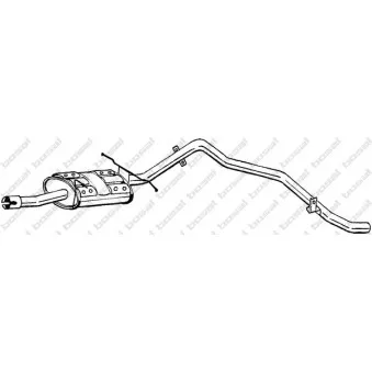 Silencieux arrière BOSAL