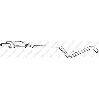 Silencieux central BOSAL