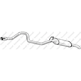 Silencieux arrière BOSAL