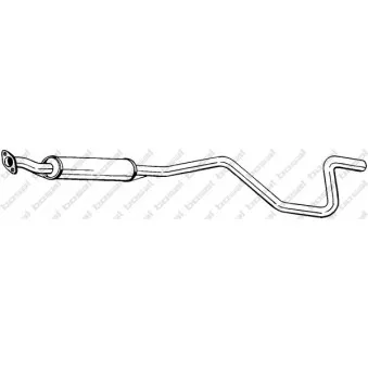 Silencieux central BOSAL