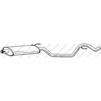 Silencieux central BOSAL 286-099