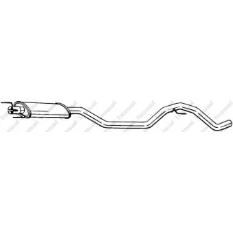 Silencieux central BOSAL 286-111