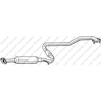 Silencieux central BOSAL 286-133