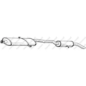 Silencieux arrière BOSAL 286-143