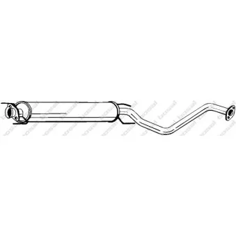Silencieux central BOSAL 286-151