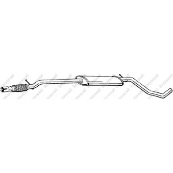 Silencieux central BOSAL 286-201