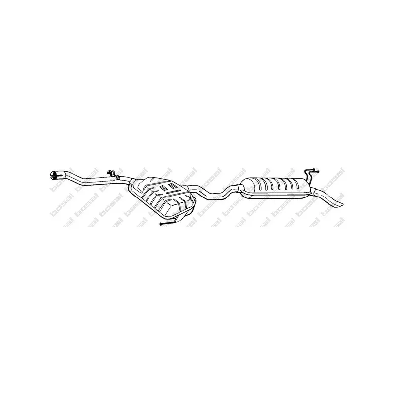 Silencieux arrière BOSAL 286-239