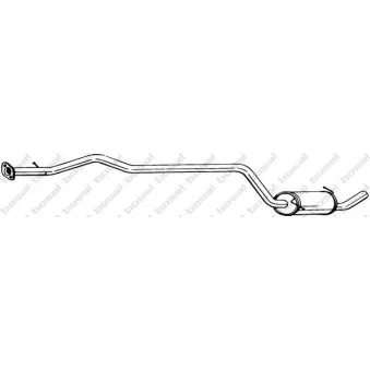 Silencieux central BOSAL 286-247