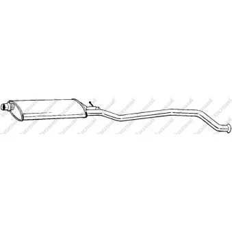 Silencieux central BOSAL 286-251