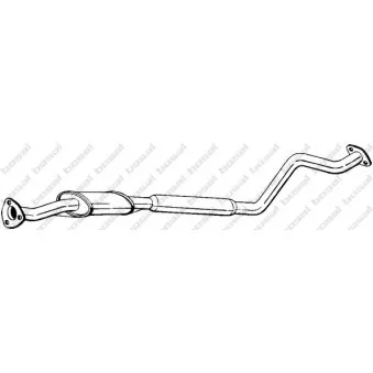 Silencieux central BOSAL 286-283