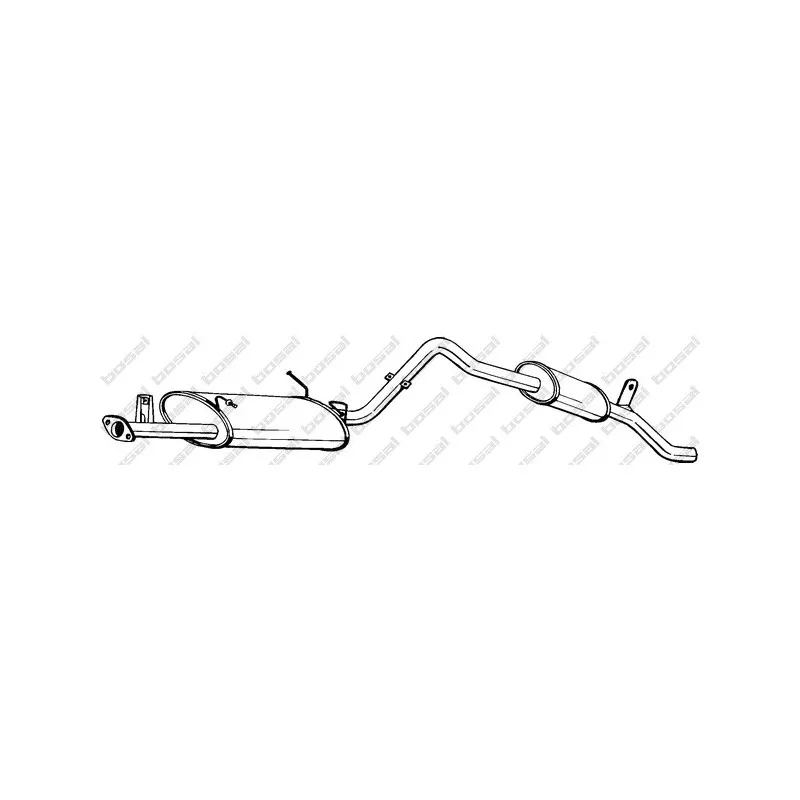 Silencieux arrière BOSAL 286-297