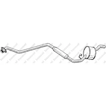 Silencieux central BOSAL