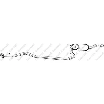 Silencieux central BOSAL 286-323