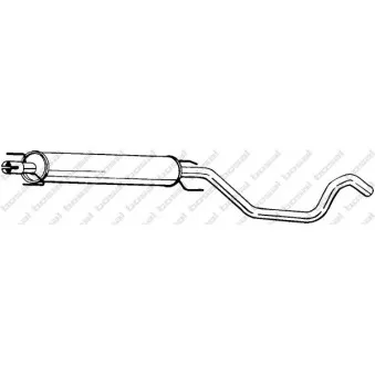 Silencieux central BOSAL 286-423