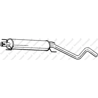 Silencieux central BOSAL 286-473
