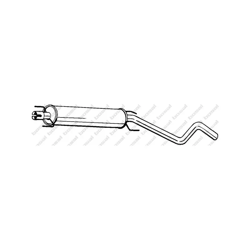 Silencieux central BOSAL 286-473